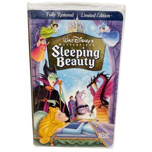 Sleeping Beauty VHS Walt Disney Masterpiece Rated G 78 Minutes READ